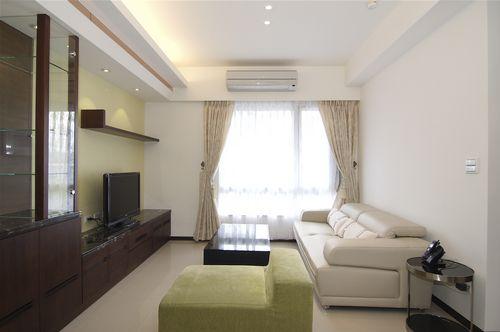 木作天花板-間接照明天花板+崁燈-(1面)