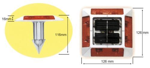 太陽能警示路面燈SNP-858,SNP-858-2a