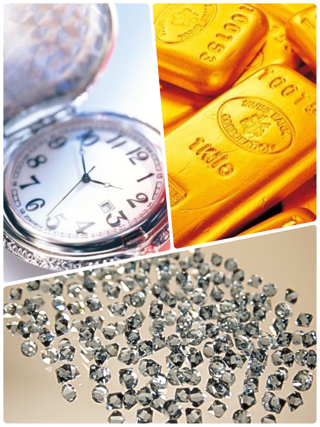 黃金、鑽石、名錶、3C~