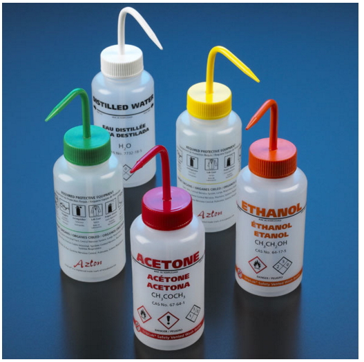 彩色標示安全洗瓶