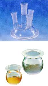 四口反應槽．玻璃反應槽