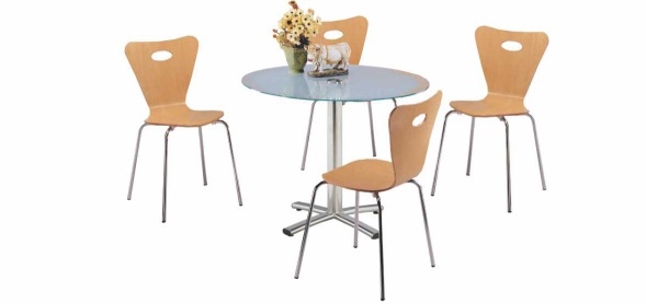 圓型洽談桌椅組