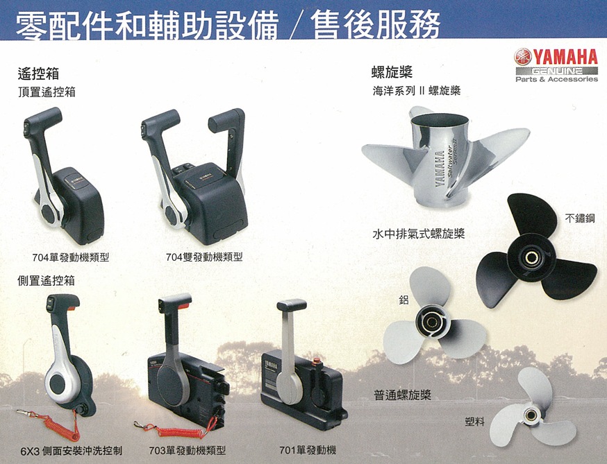 山葉原廠螺旋槳+遙控箱