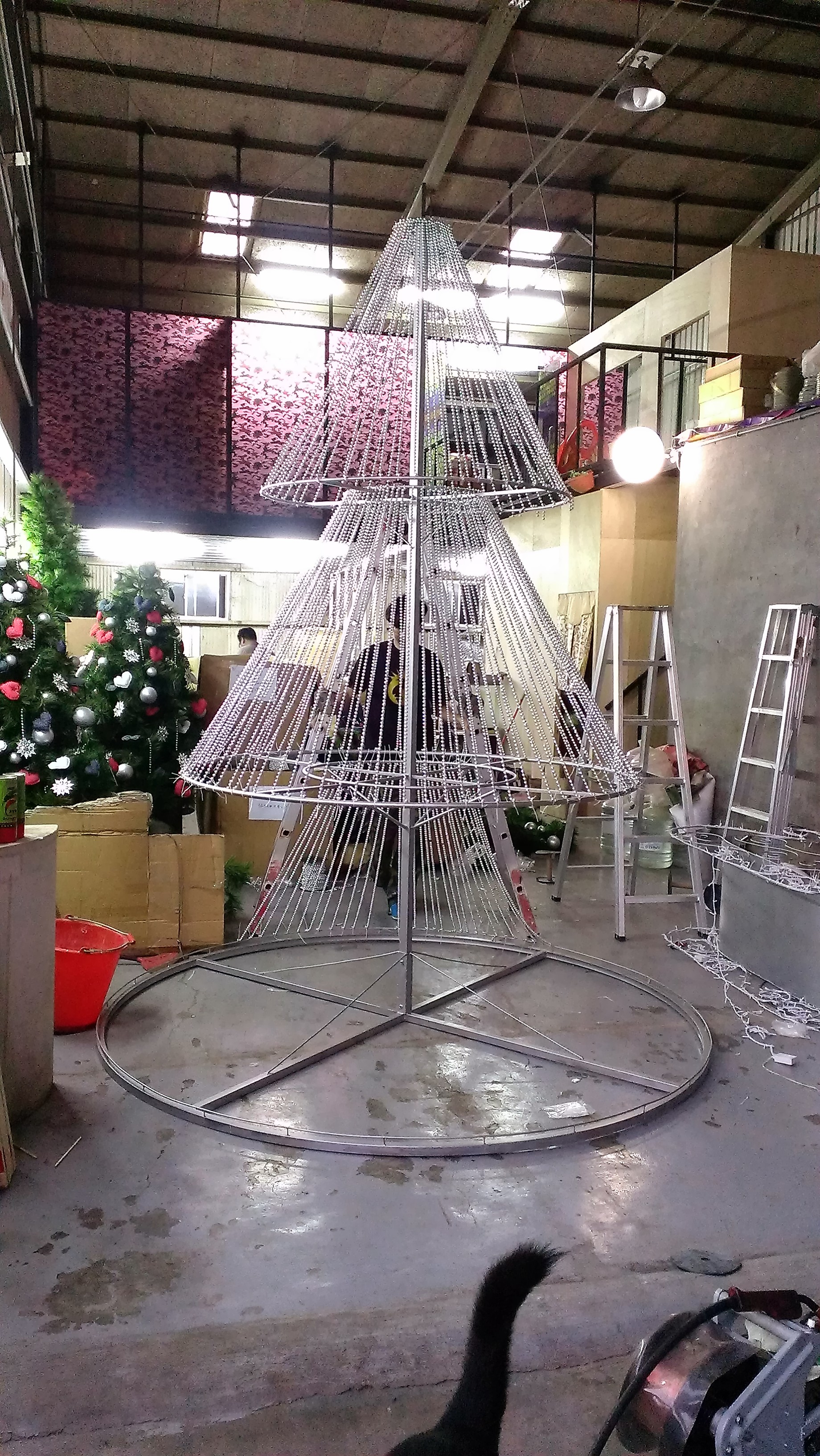 金豐工藝社-鐵線聖誕樹製作