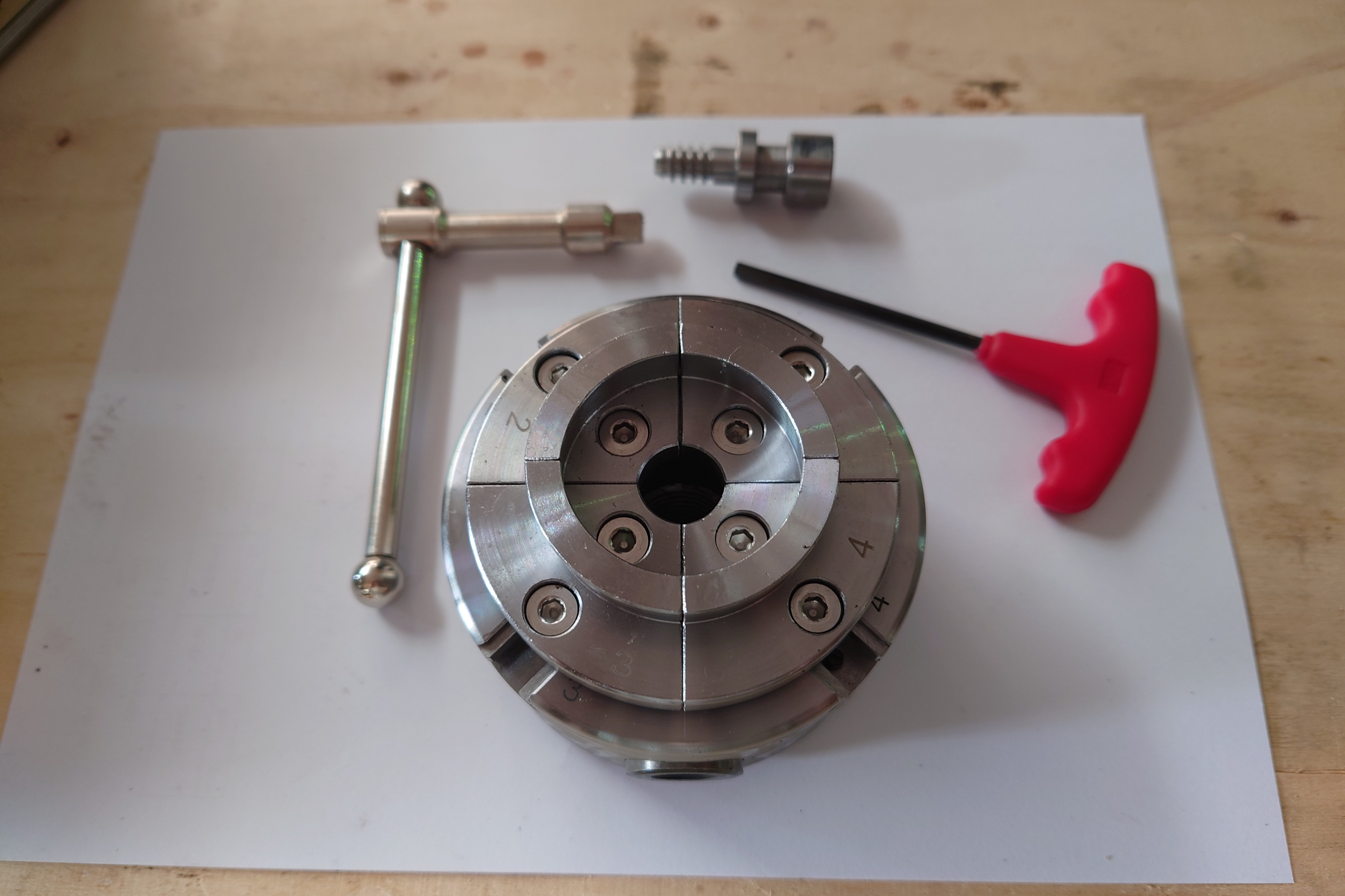 全新四爪同動型木工夾頭4吋MA型