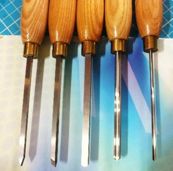 HSS*5支精緻輕巧木工車刀套裝組