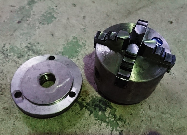 全新四爪同動型夾頭3英吋*80MM/金工夾頭