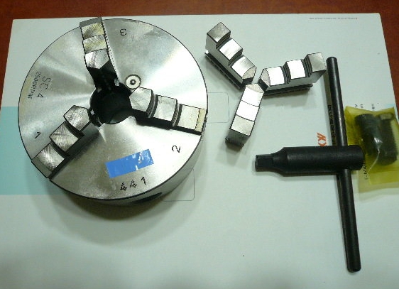 全新４英吋*112mm三爪同動夾頭