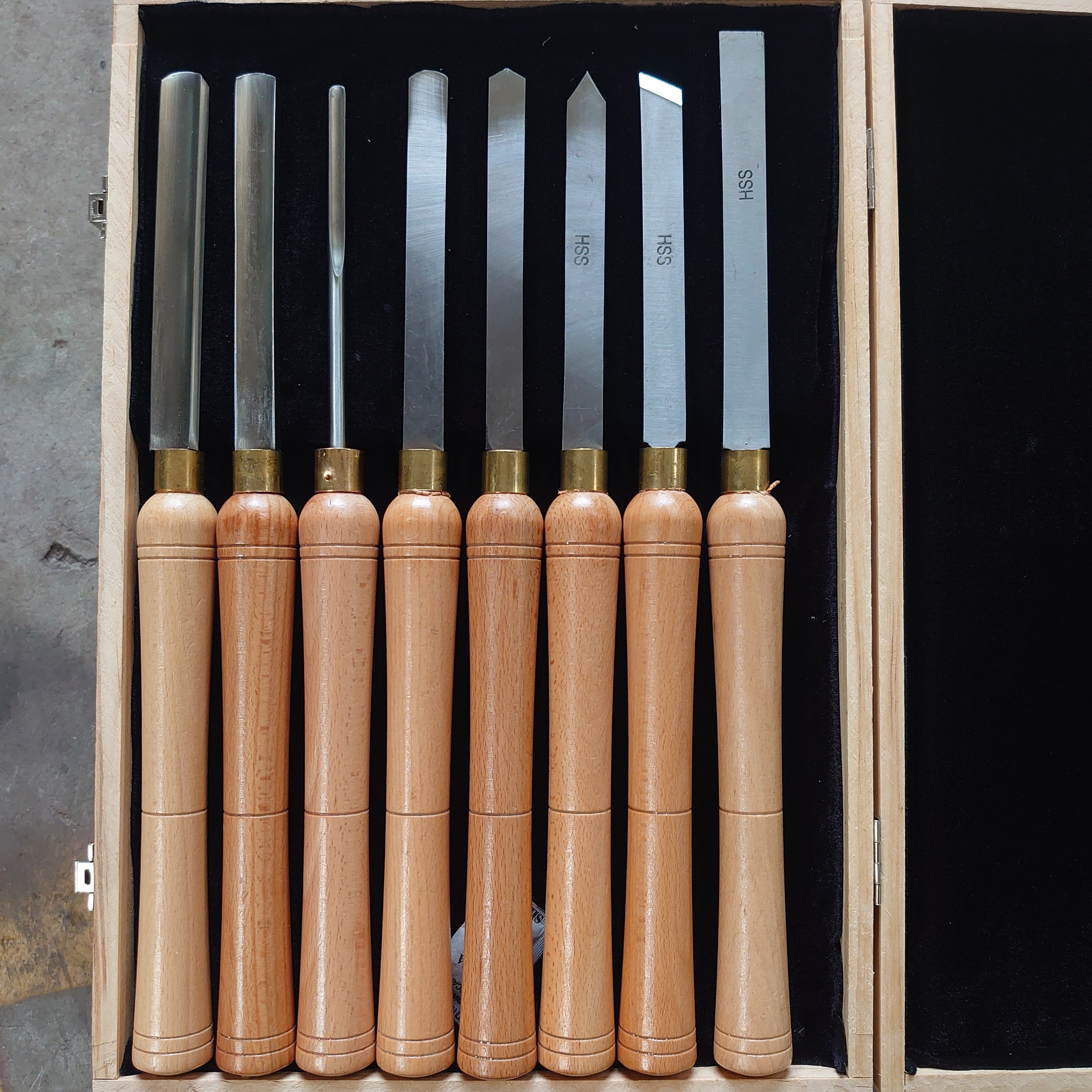 木工8支中型HSS車刀