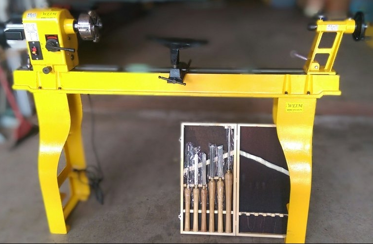 WE-103型機構無段變速高速鋼HSS*6支車刀組+5吋夾頭