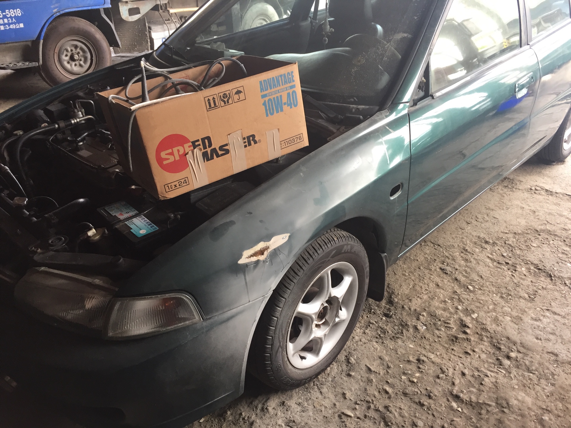 烤漆專輯-整修前-引擎大修-久隆汽車修理廠