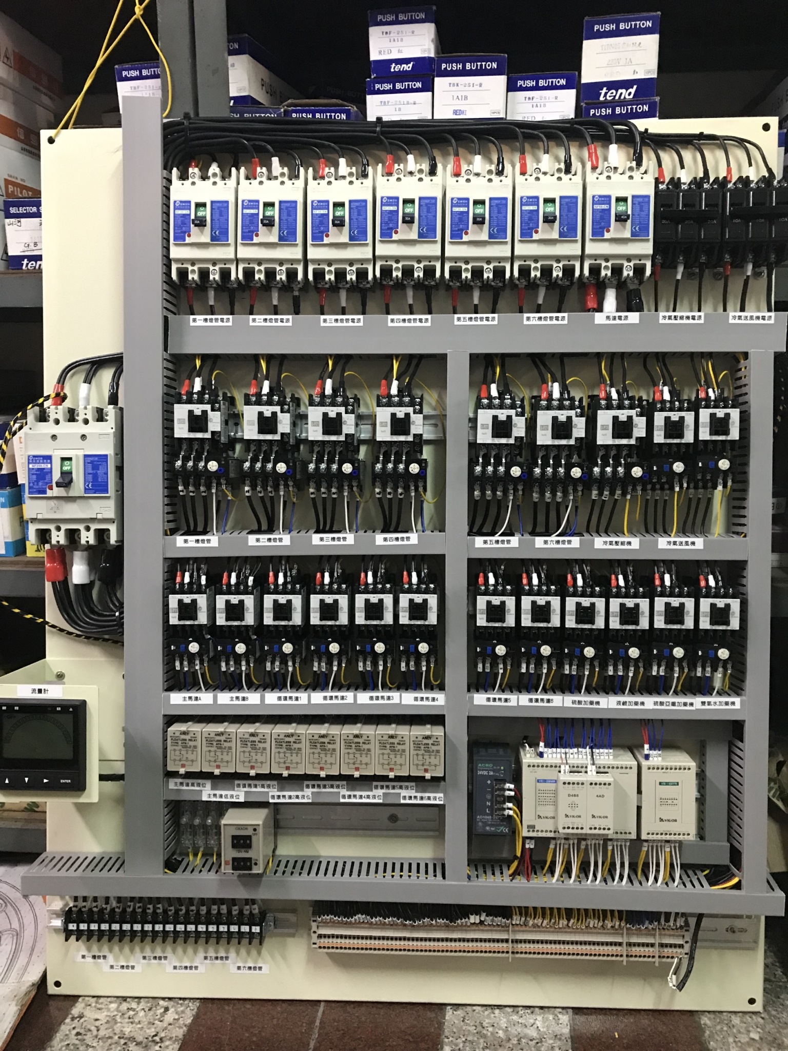 環保廢水系統控制箱