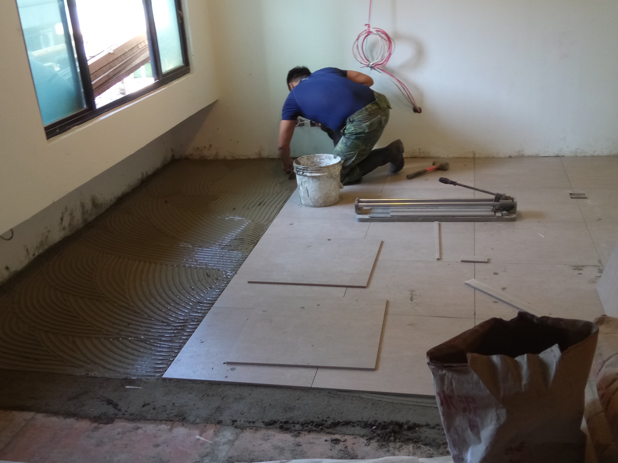 台北市住家泥作工程磁磚地磚鋪設