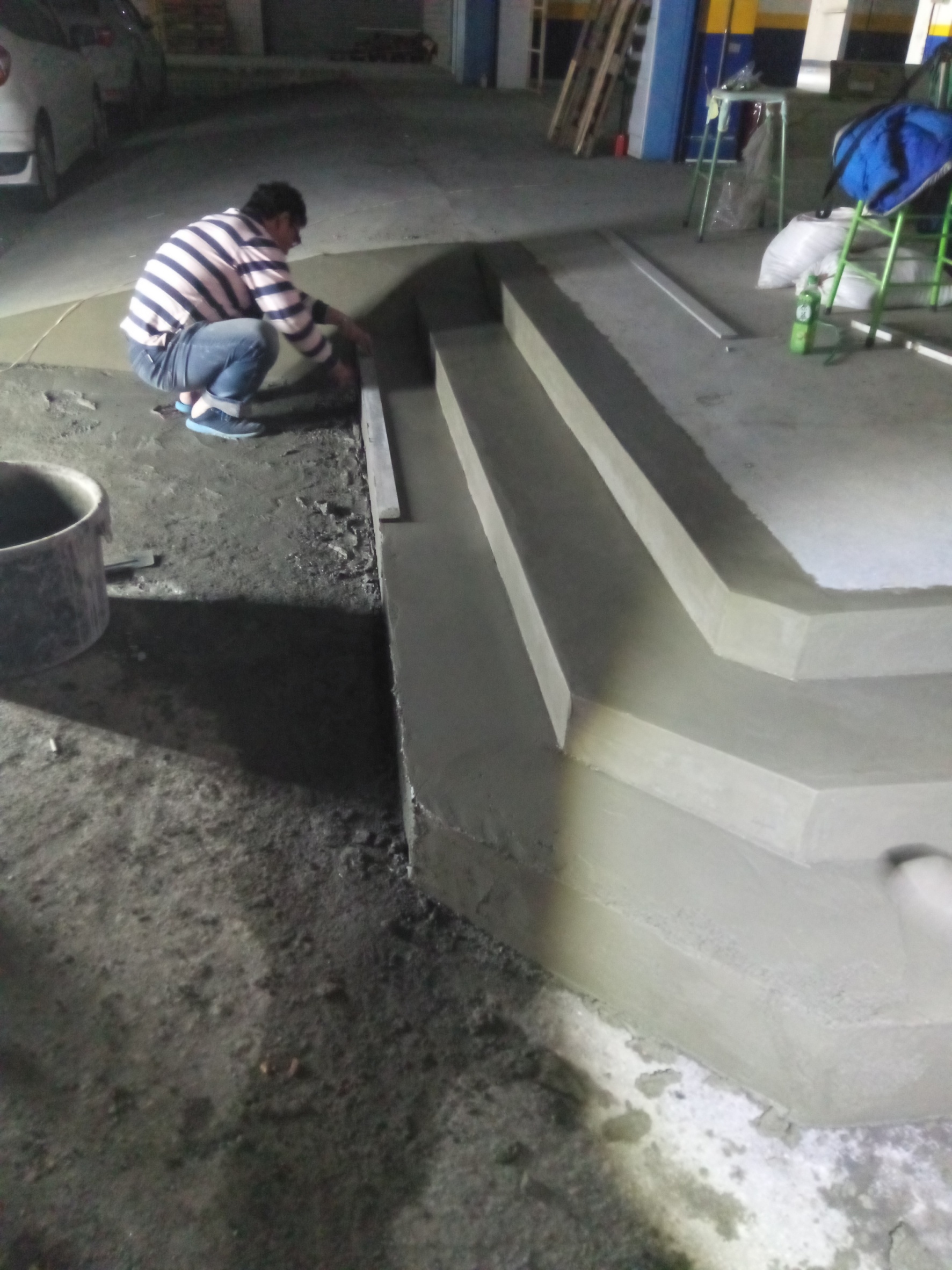 新北市泥作台階