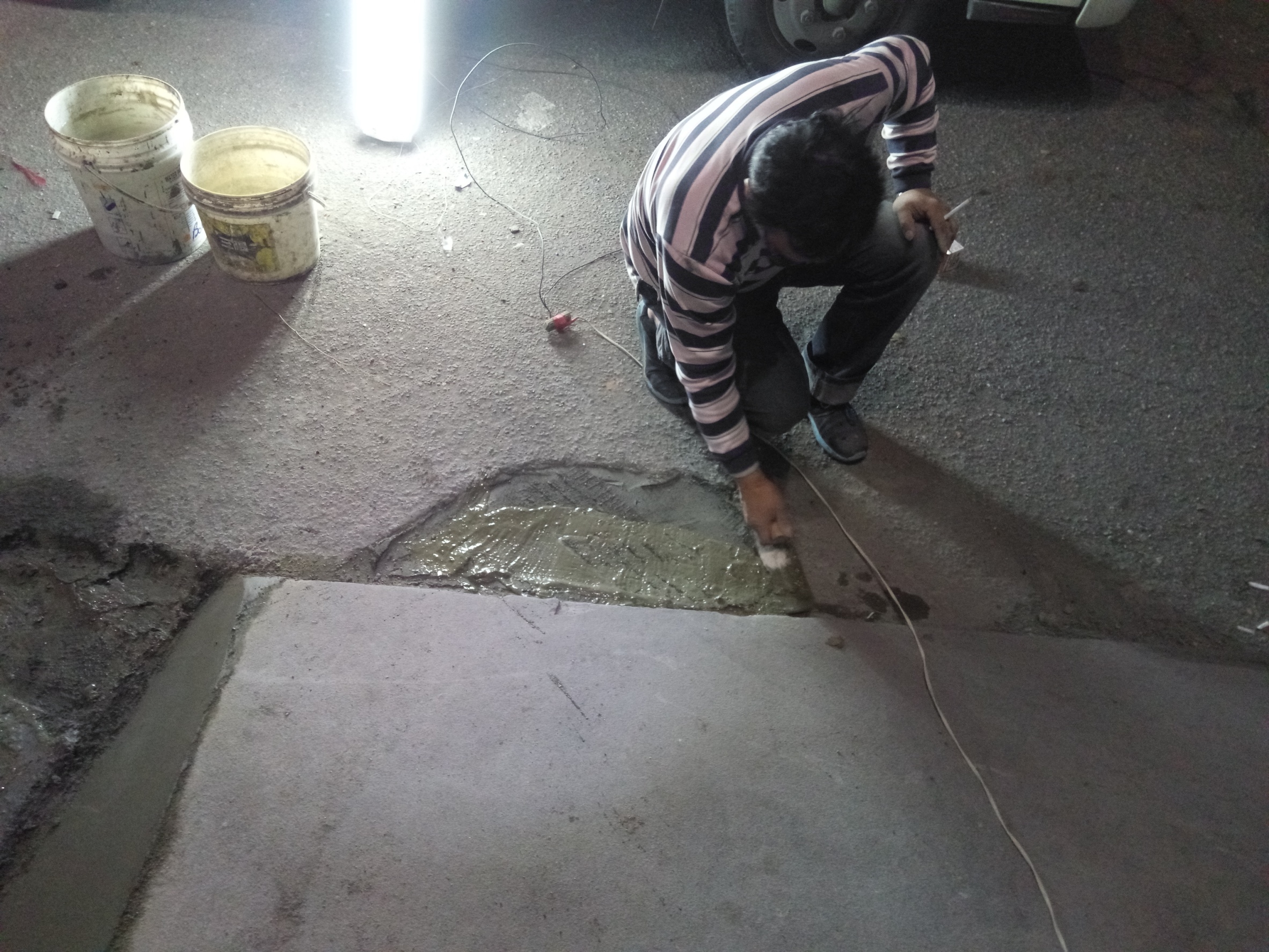 新北市泥作台階