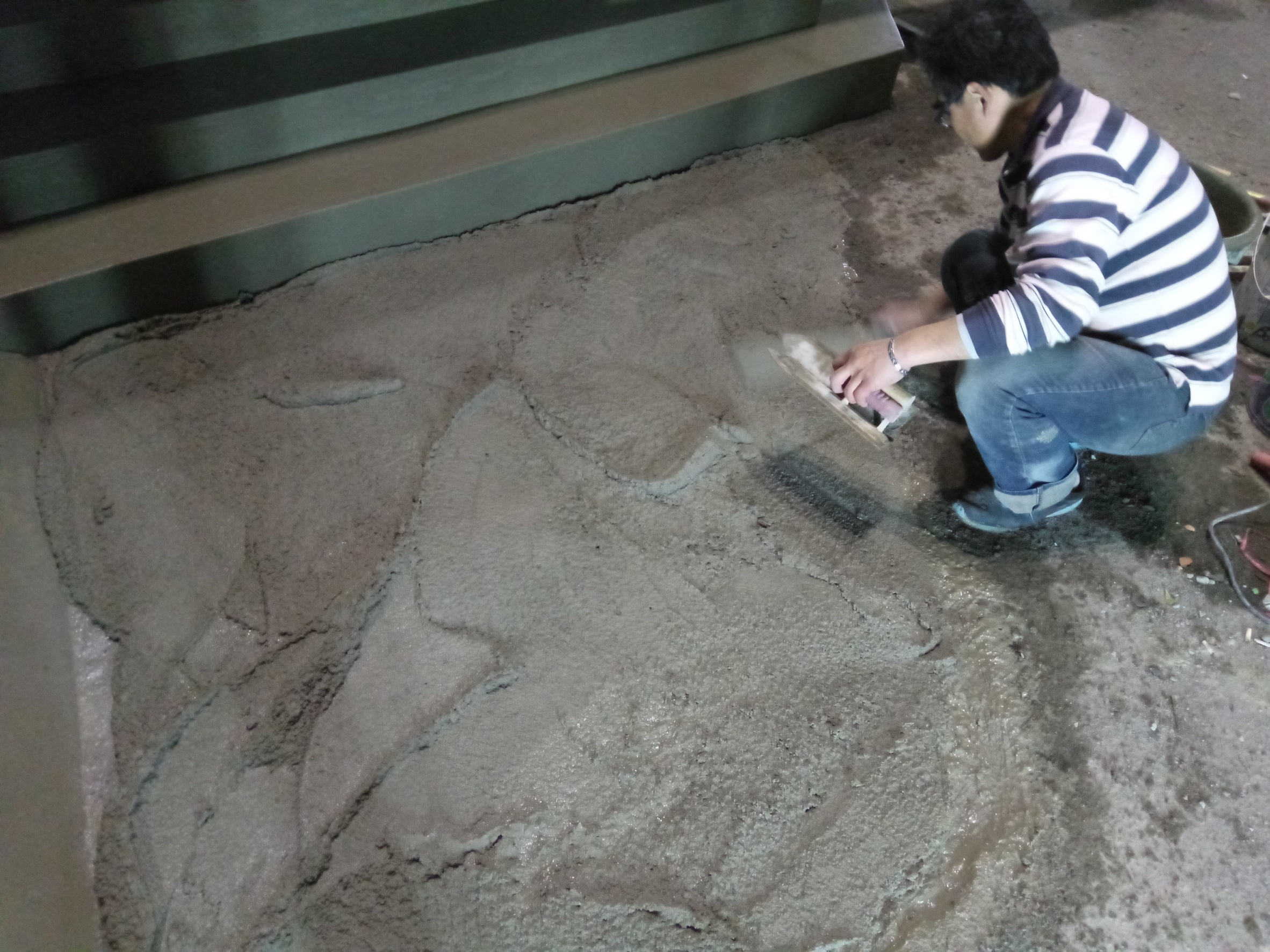 新北市泥作台階