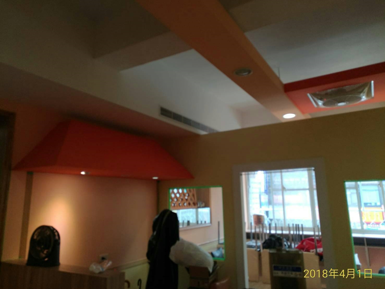 景美餐廳店面室內油漆粉刷