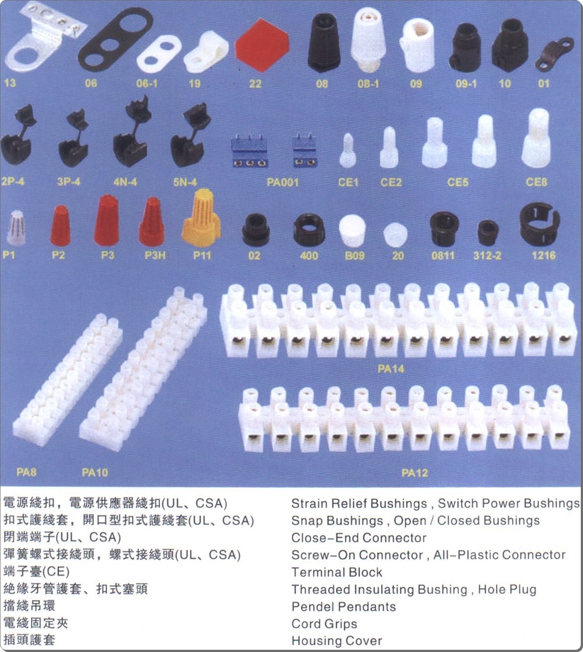 各類配線零件