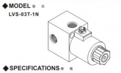 LVS-03T-1N電磁止逆閥