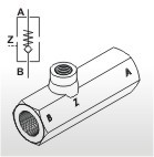 方向閥PH120引導式止逆閥