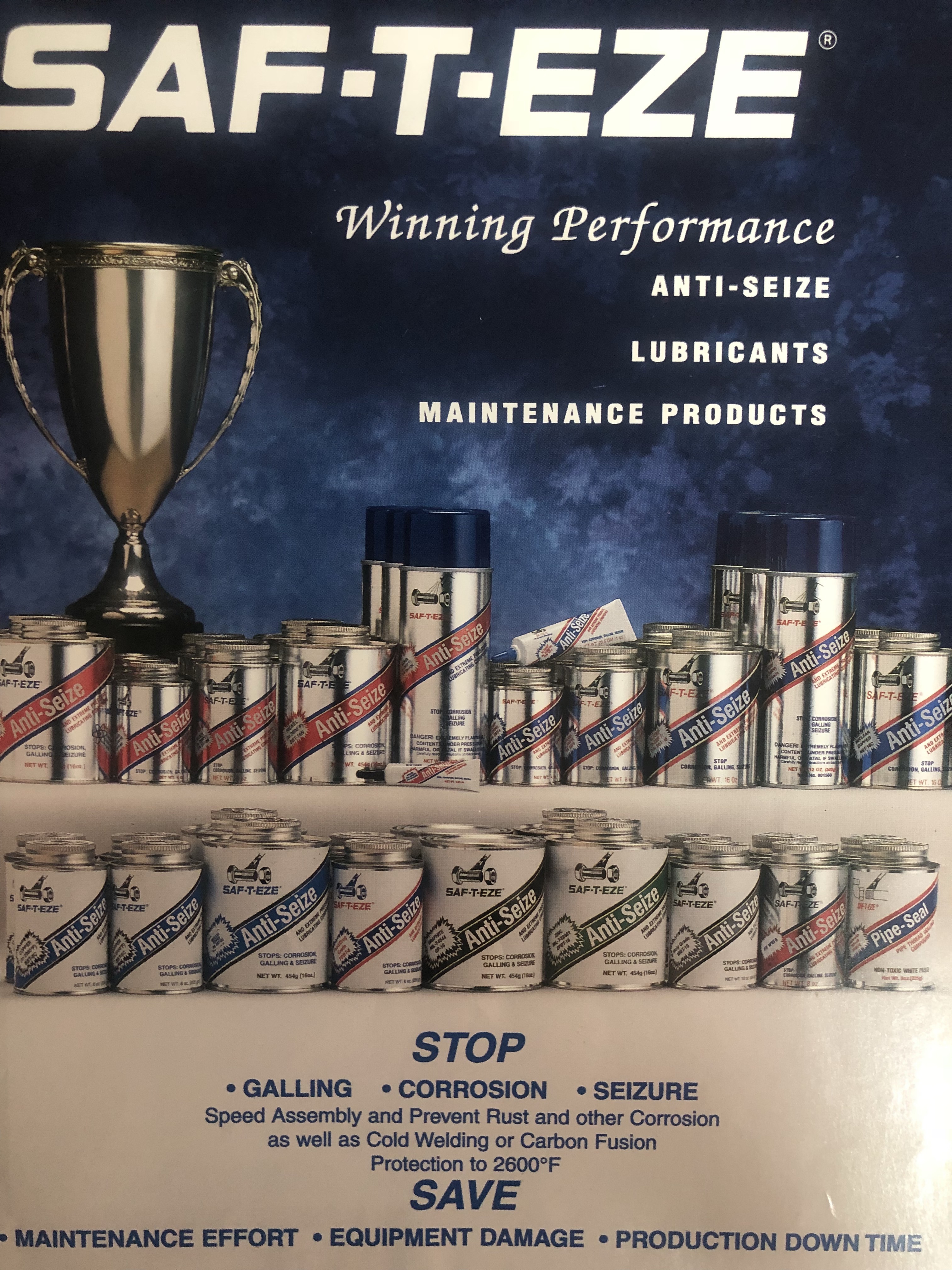 SAF-T-EZE防卡劑系列