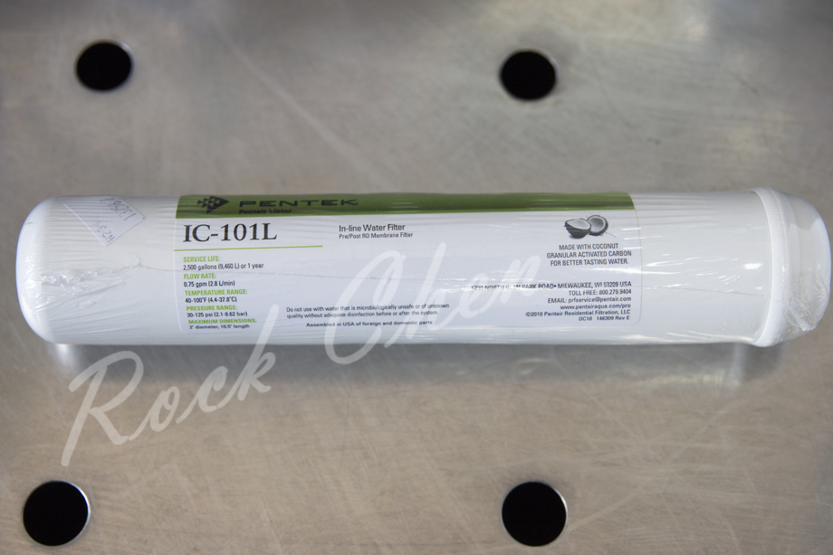 逆滲透濾芯第五道：後置活性碳濾芯(美國進口PENTEK