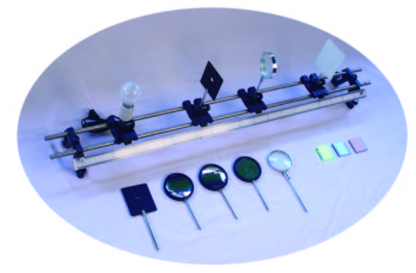 面鏡與薄鏡鏡成像實驗