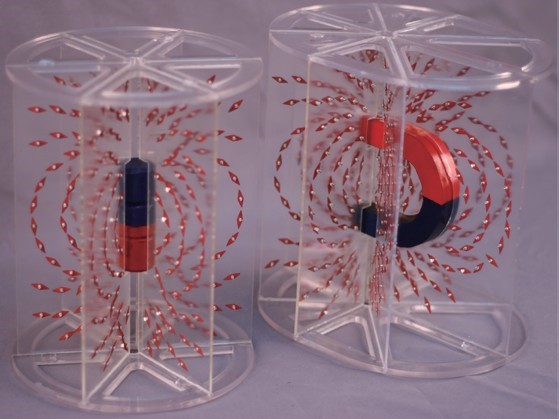 立體磁力線觀察示範器