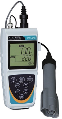 防水型手持式酸鹼電導度計