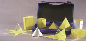 數學立體及展開模型組(德製)