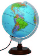 行政天文兩用附燈地球儀