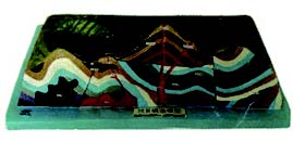 地質構造模型(台製)