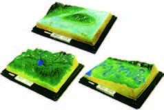 河流侵蝕模型(台製)