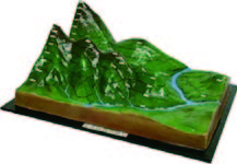 等高線說明模型(台製)