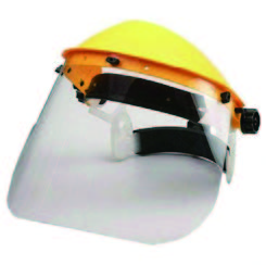 防護面罩附防噴濺擋板