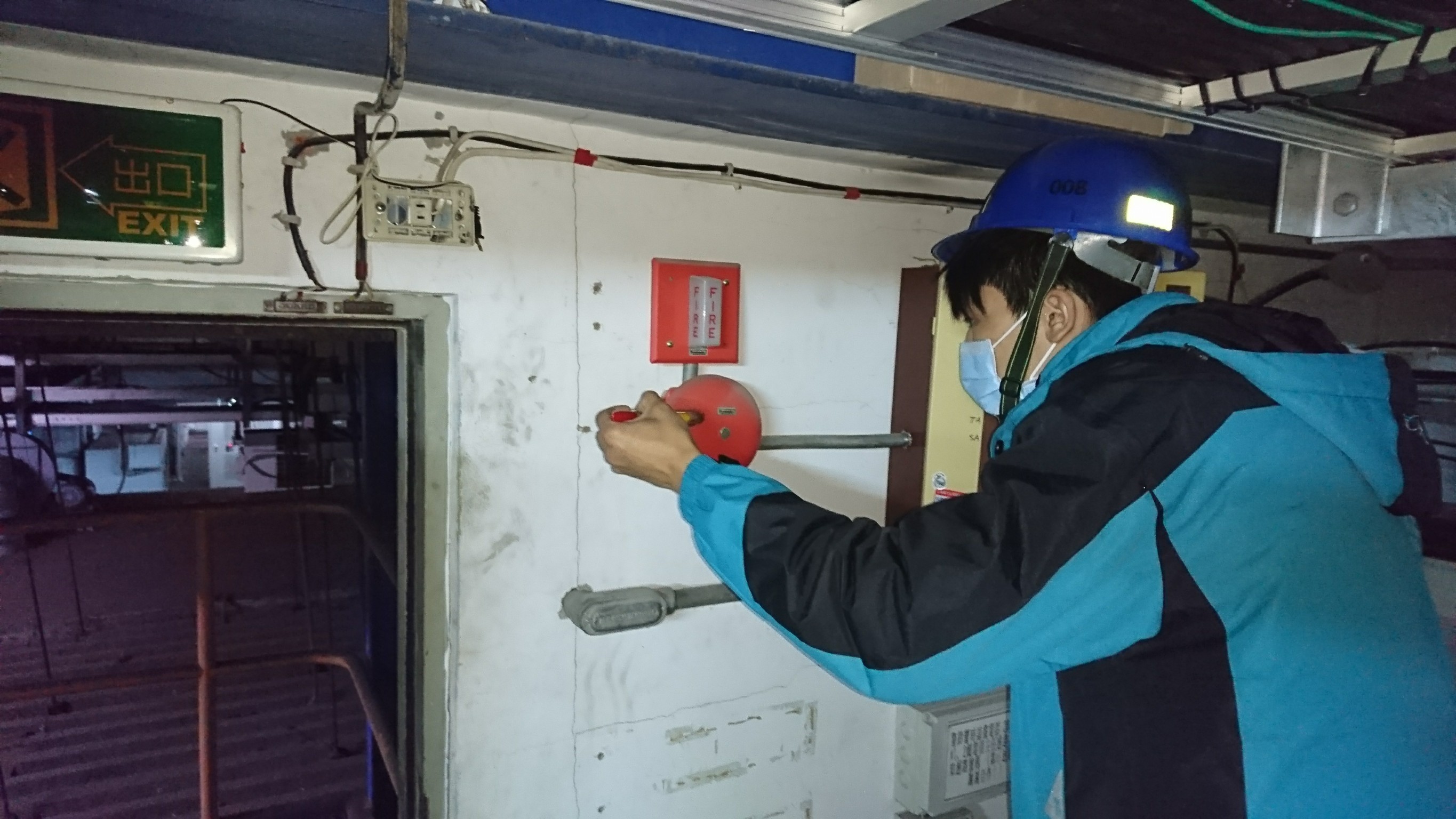 氣體及油槽保養-基隆發電廠消防機電保養