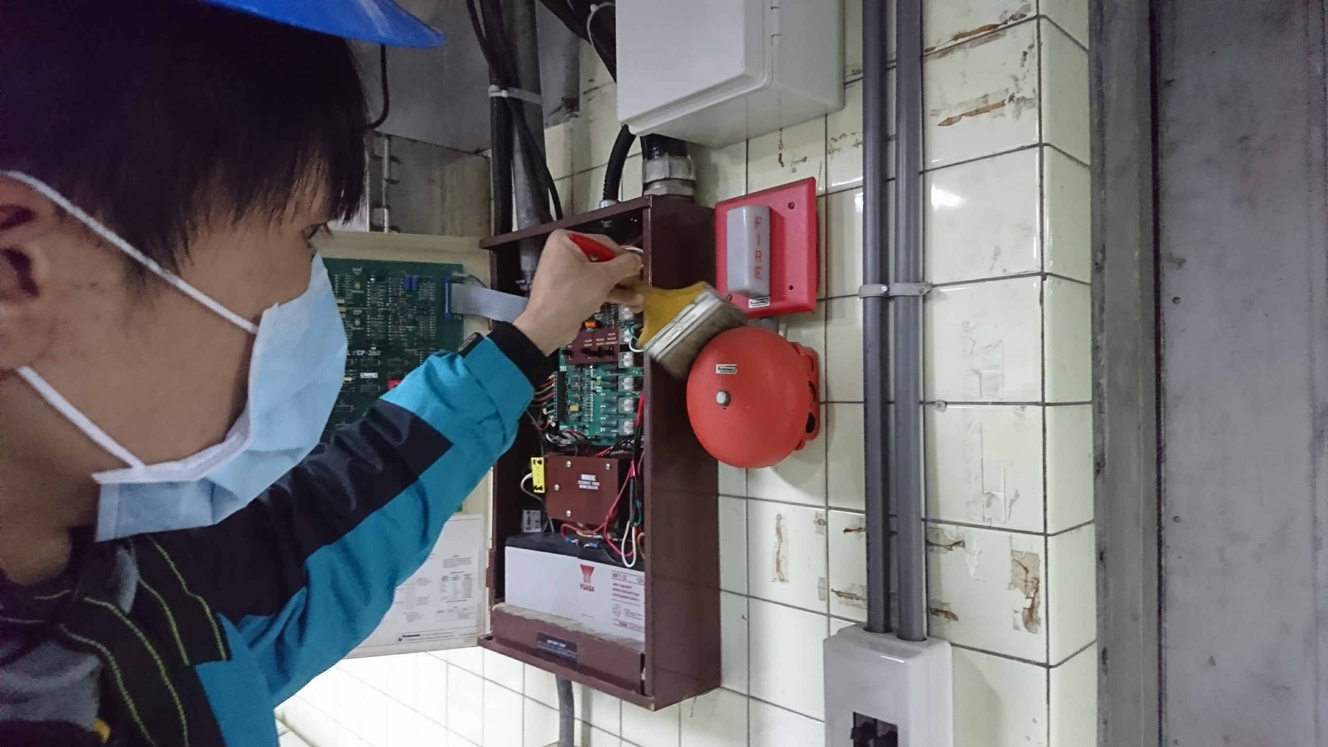 氣體及油槽保養-基隆發電廠消防機電保養