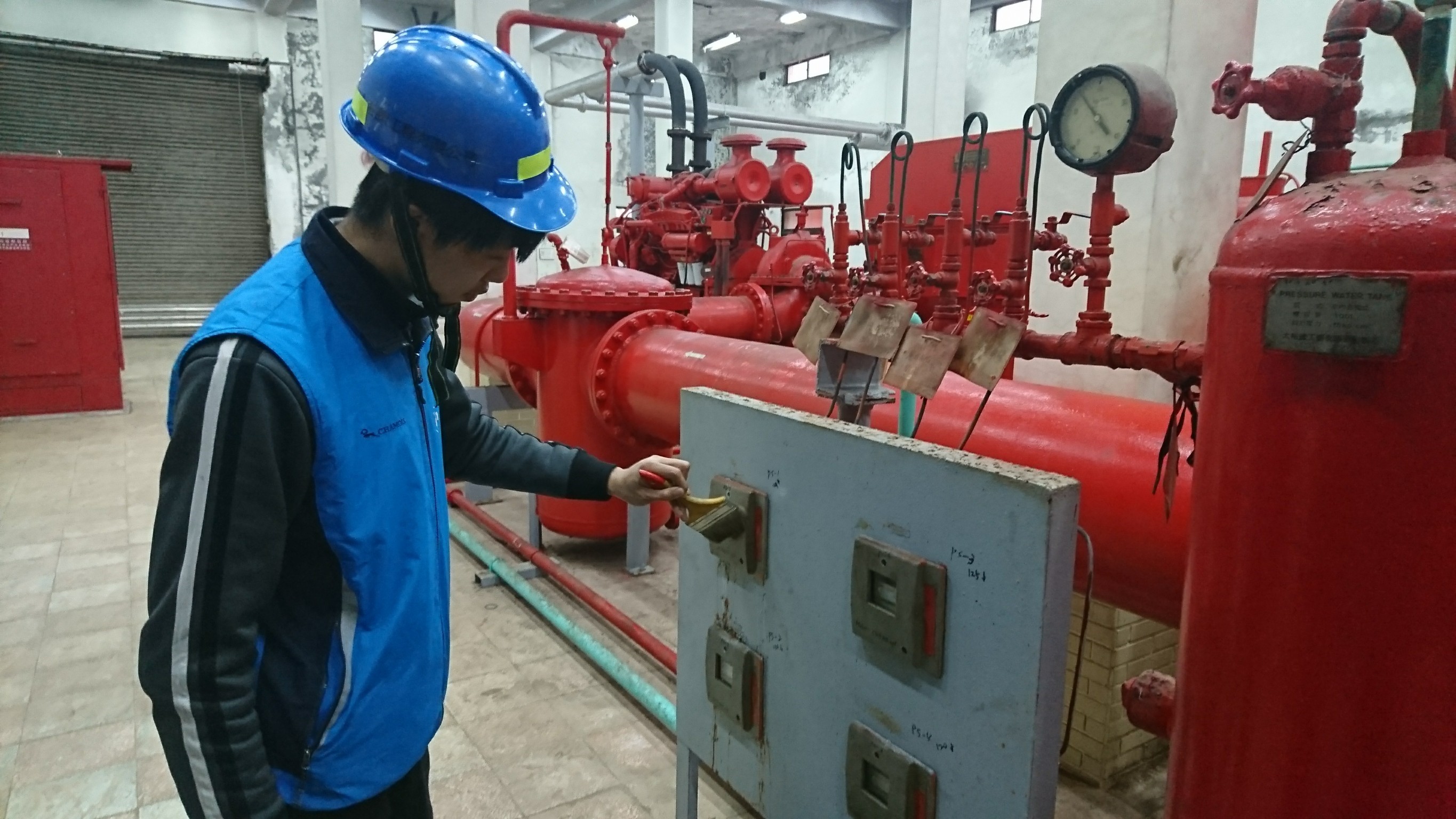 氣體及油槽保養-基隆發電廠消防機電保養