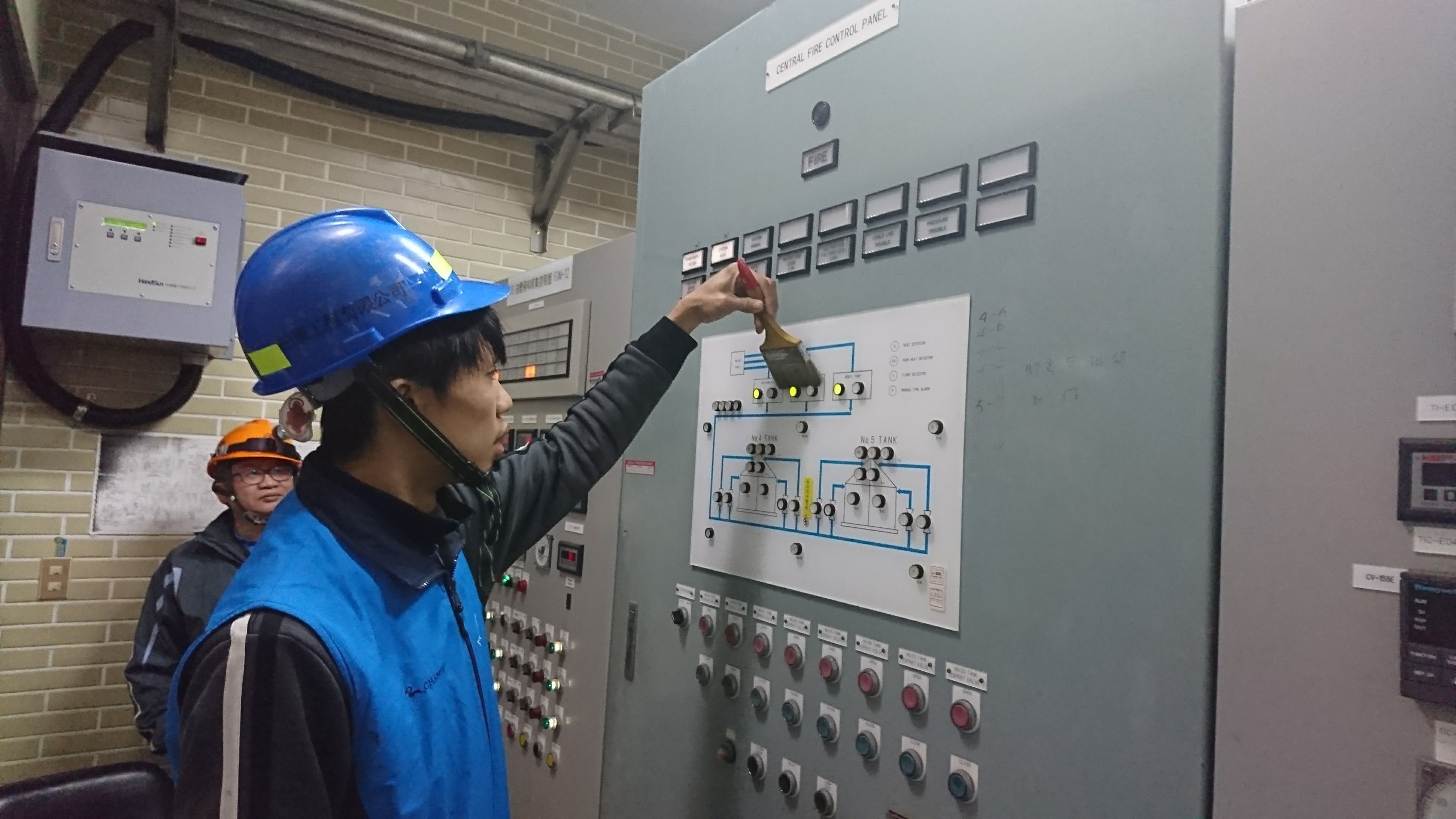氣體及油槽保養-基隆發電廠消防機電保養