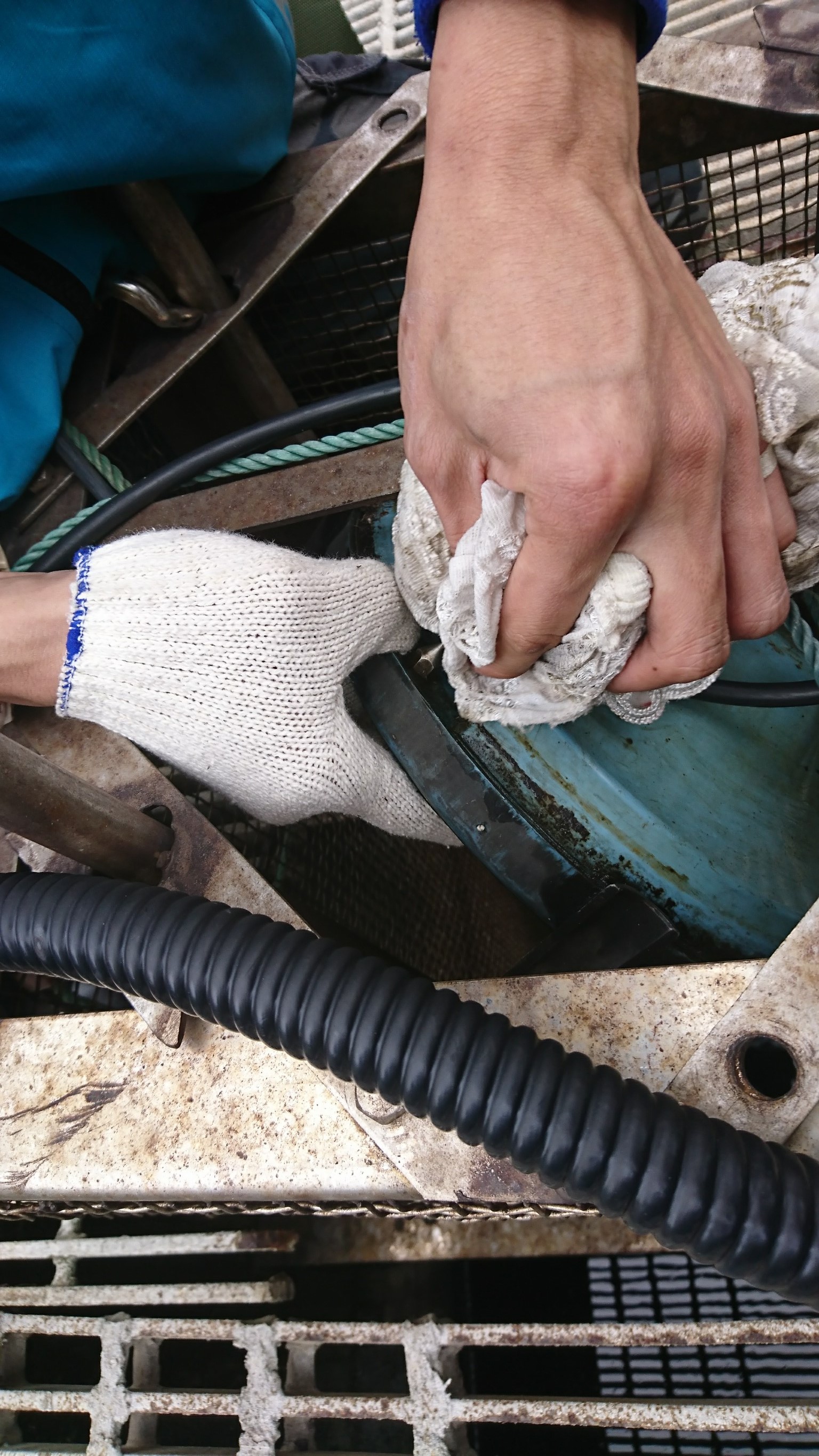 基隆發電廠消防機電保養漏油偵測