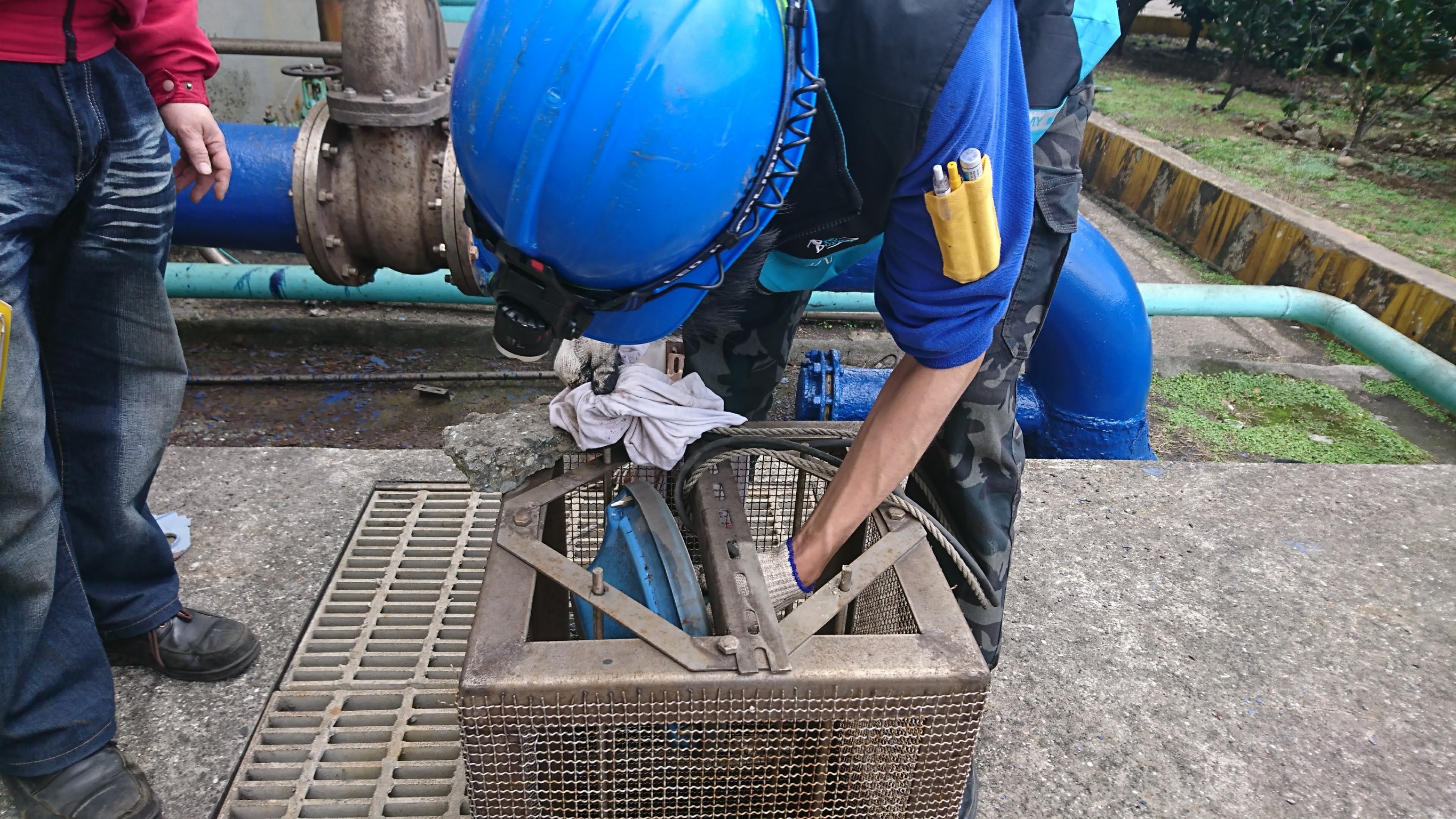 基隆發電廠消防機電保養漏油偵測