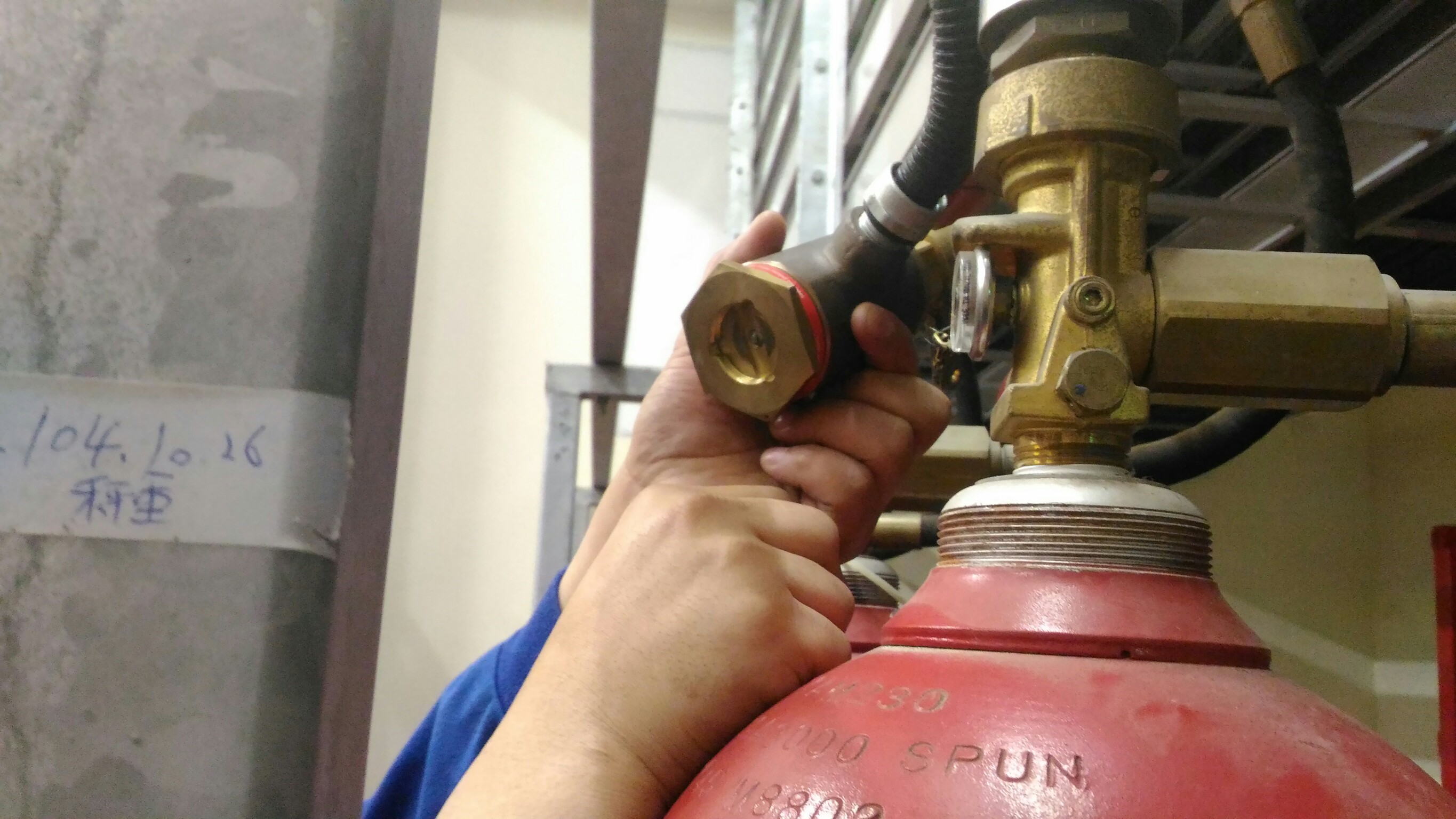 基隆發電廠新開關B1鋼瓶室缺失