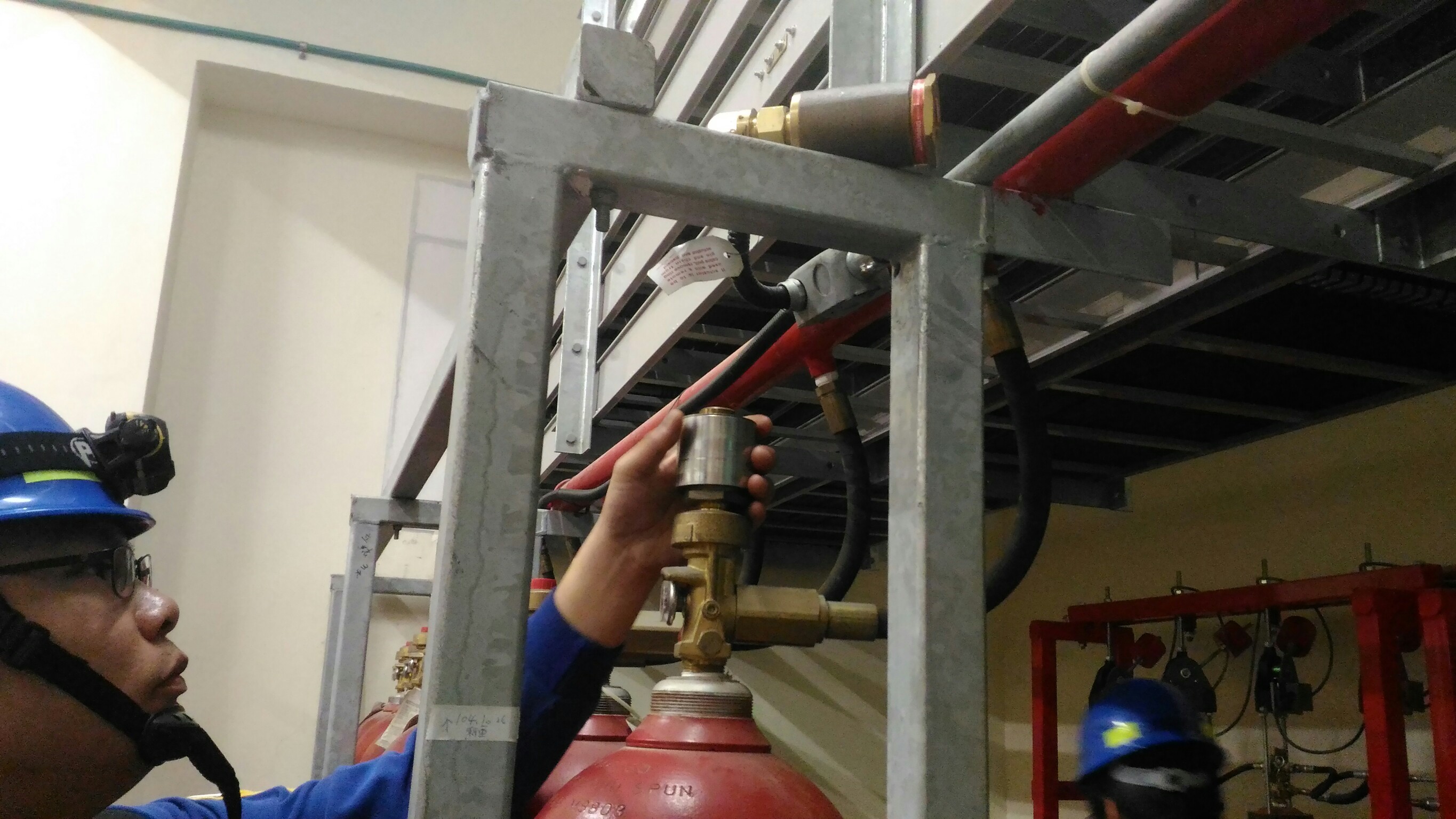 基隆發電廠新開關B1鋼瓶室缺失