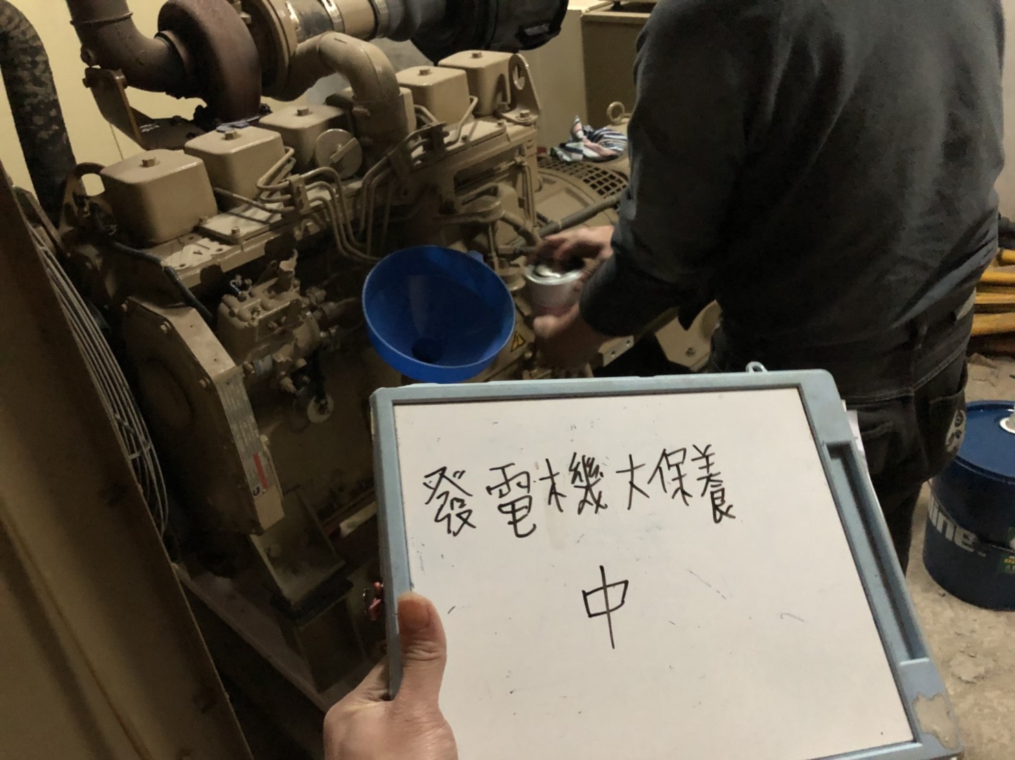 新北市永和社區住家-發電機大保養