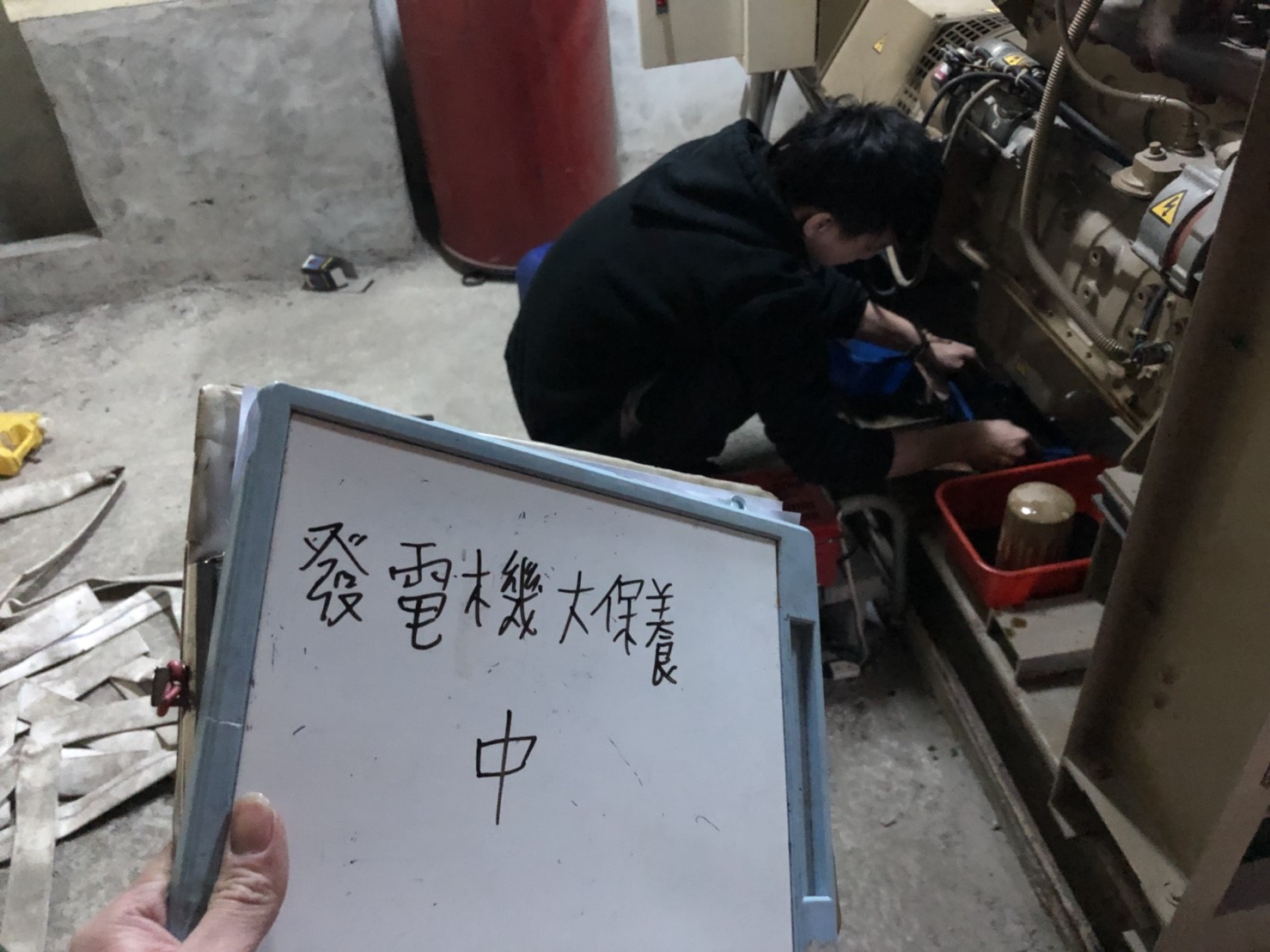 新北市永和社區住家-發電機大保養