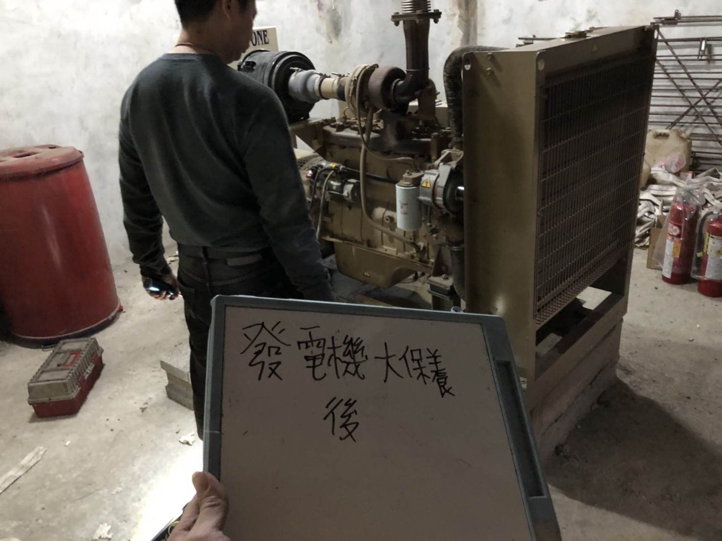 新北市永和社區住家-發電機大保養