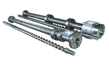 廢料回收再生機用兩段式及三段式螺桿和料管