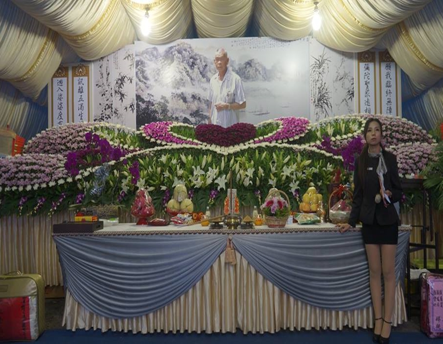 全部預備就緒，等待家祭時間✧一統生命禮儀社✧