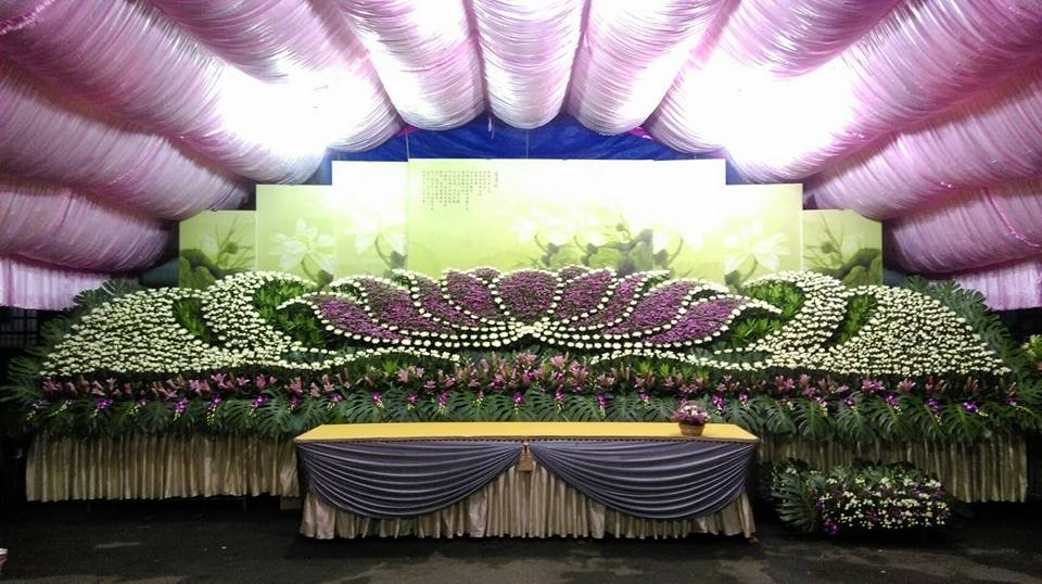 莊嚴慈祥的佈置會場實景✧一統生命禮儀社✧