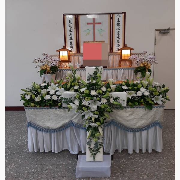 莊嚴的喪禮會場布置✧一統生命禮儀社✧